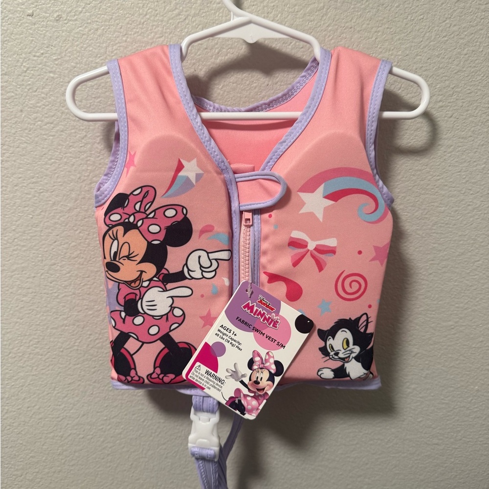 Disney Minnie Mouse Pink and Purple Kids Swim Vest